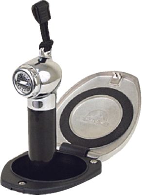 S/S RECESSED SHOWER W/BLK PB H