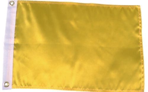 Solid YELLOW Flag (Port Clearance) (78261)
