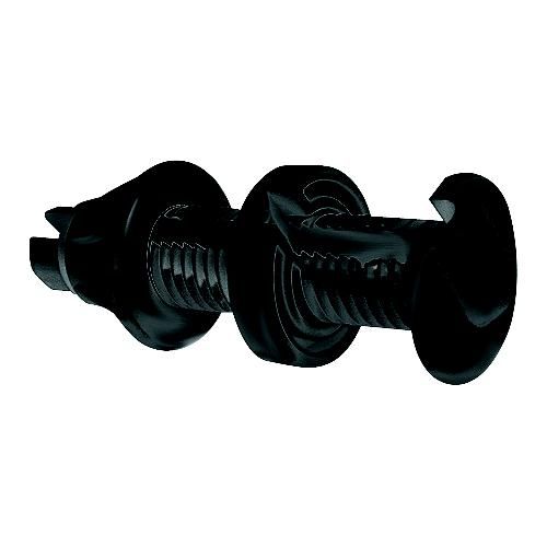 1" Cable Thru-Hull Black