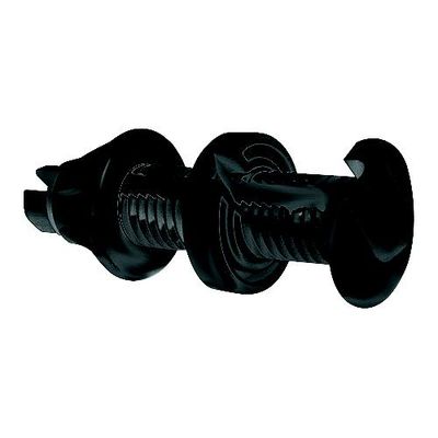 1" Cable Thru-Hull Black