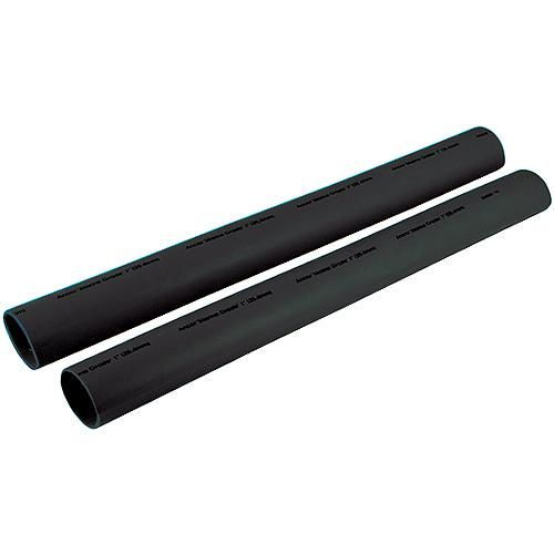 1"X12" BLK BATT CBL HEAT SHRINK TUBE 2PK
