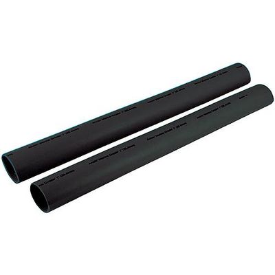 1 1"X12" BLK BATT CBL HEAT SHRINK TUBE 2PK
