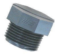 1-1/2" THRD MPT PLUG-BLK 4260