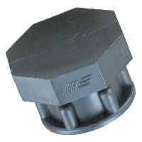 1-1/4 1-1/4" THRD FPT CAP-BLK