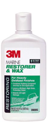 Liquid Fiberglass Restorer and Wax, 16 oz.