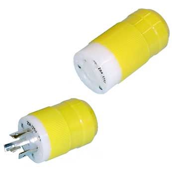 MALE PLUG 20A/125V
