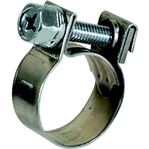ABA 304 Stainless Steel Mini Clamps, Size 15 (13515) (10pk) ABA 304 Stainless Steel Mini Clamps, Size 15 (13515) (10pk)
