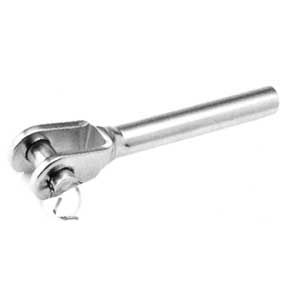 BLUEWAVE S/S SWAGE FORK TERM 1/4 WIRE 101163 BLUEWAVE S/S SWAGE FORK TERM 1/4 WIRE 101163