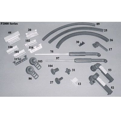 BOMAR LO PROFILE GASKT RUBBR P2000-25 BOMAR LO PROFILE GASKT RUBBR P2000-25