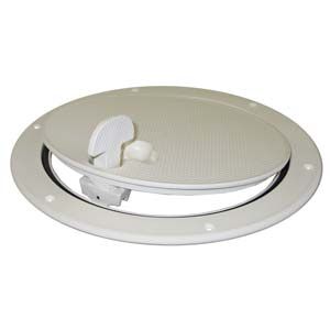 BOMAR OFF WHT 10"LOCKING CTR DECK PL G844
