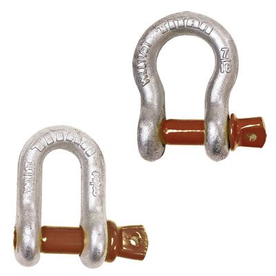 BOW SHACKLE 1" SCREW PIN