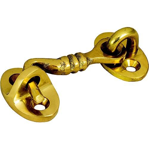 BRASS DOOR HOOK - 3 INCH