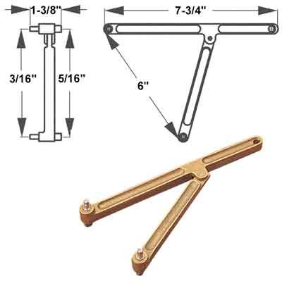 BRONZE ADJUST.DECK PLATE KEY