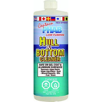 CAPTAIN PHAB HULL & CAP376 BOTTOM CLEANER 1L