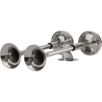 COMPACT DUAL TRUMPET HORN COMPACT DUAL TRUMPET HORN