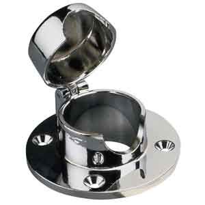 DECK PIPE HINGED CHR 322080