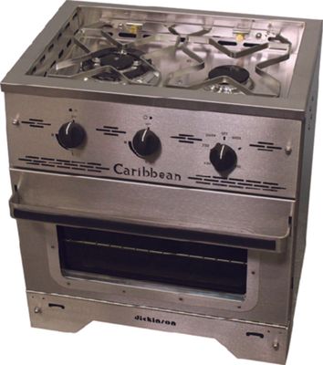 DICKINSON CARIBBEAN 2 BURNER GAS STOVE 00-CAR2B DICKINSON CARIBBEAN 2 BURNER GAS STOVE 00-CAR2B