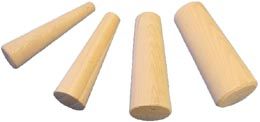 EMERGENCY WOOD BUNGS/PLUG, 4 PIECE "ECONOMY" SET