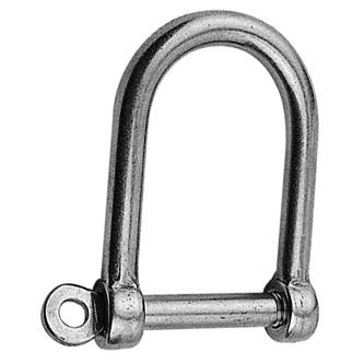 GLOMA EXTRA WIDE 'D' SHACKLE 1/4" 503