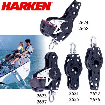 HARKEN 57MM CARBO FIDDLE W/BECKET 2622 HARKEN 57MM CARBO FIDDLE W/BECKET 2622
