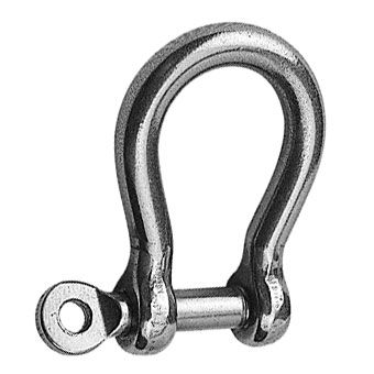 GLOMA CAPTIVE PIN BOW SHACKLE 1/4" 303-I