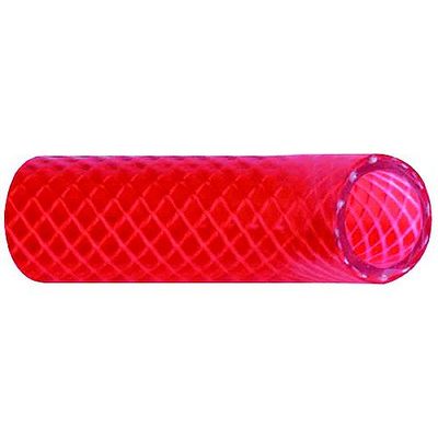 HOSE PVC REINF 5/8" RED per foot