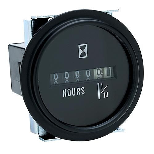HOUR METER BLACK BEZEL HOUR METER BLACK BEZEL