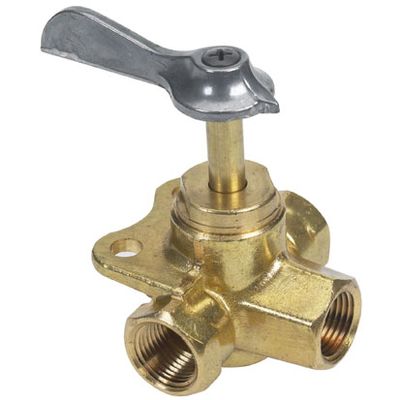 1/4 1/4"FNPT BRASS 3 WAY VALVE
