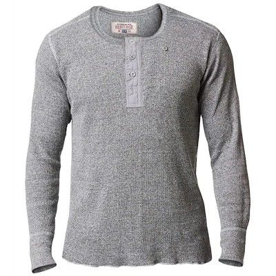 1315W Heritage Heavy Weight Wool Henley Plum L