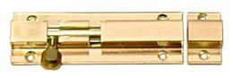 BARREL BOLT, 4" BRASS,