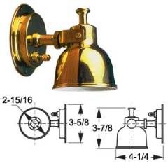 Brass Berth Light 12V 15W (400410-1)