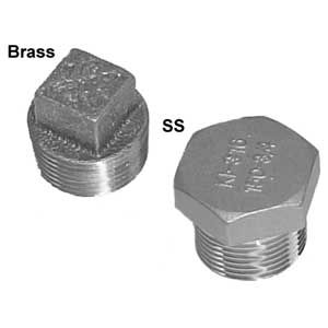 Brass Pipe Plug 1"