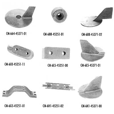 CANMETAL ZINC-YAMAHA OUTDRIVE 66445371-01