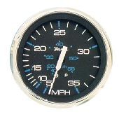 CHES S/S BLK OIL PRESS. GAUGE