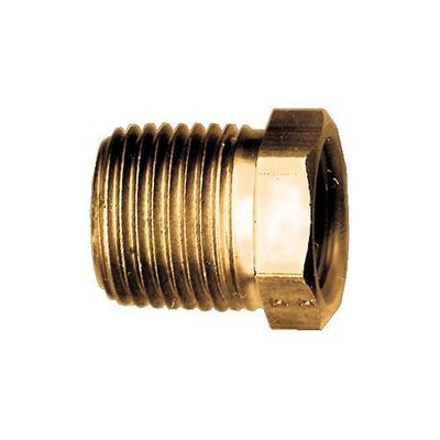 Fairview 110DC Brass Bushing, 1/2" NPT X 3/8" FPT