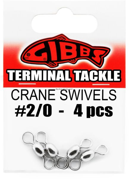 Gibbs 1700-CS2/0 Crane Swivels #2/0 4 pc