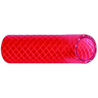 HOSE PVC REINF 3/8" RED (per foot)