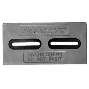 Martyr CMDIVERH Hull Anode 1 Martyr CMDIVERH Hull Anode 1" x 6" x 12", Zinc