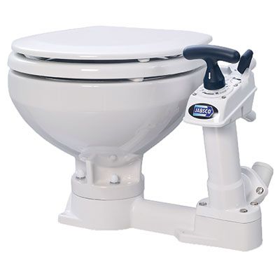 Jabsco Twist 'N' Lock Manual Toilet, Compact