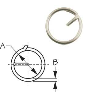S/S Split Ring 3/8" (each)