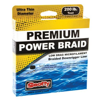 Scotty 2700K Premium Braided Downrigger Line 200Lb 200Ft Spool