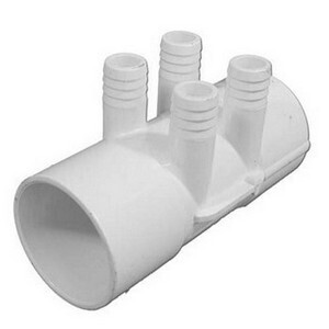 3/4 Ribbed Manifold, 2S x 2S x (4) 3/4 RB