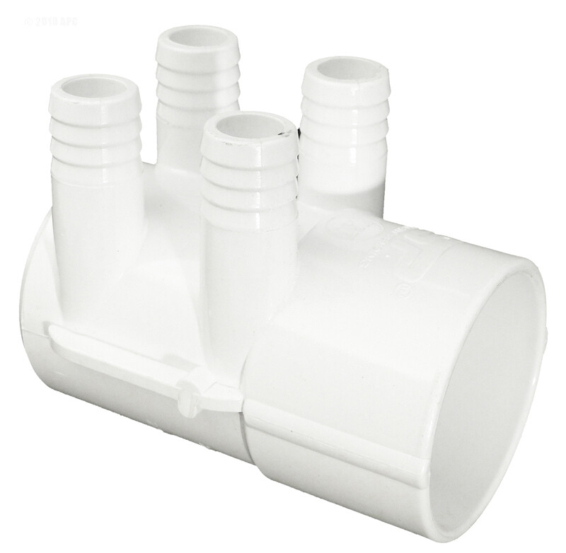 Manifold 2" S x Dead End x (4) 3/4" RB