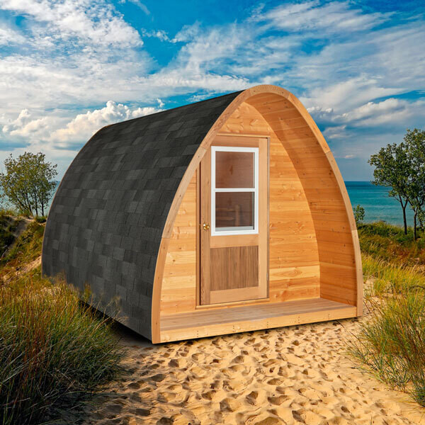 Glamping POD - Knotty Red Cedar 8'x14'