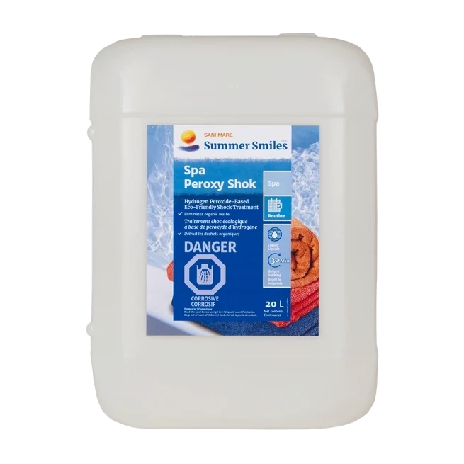 Spa Peroxy Shok 20L - hydrogen Peroxide based spa shock