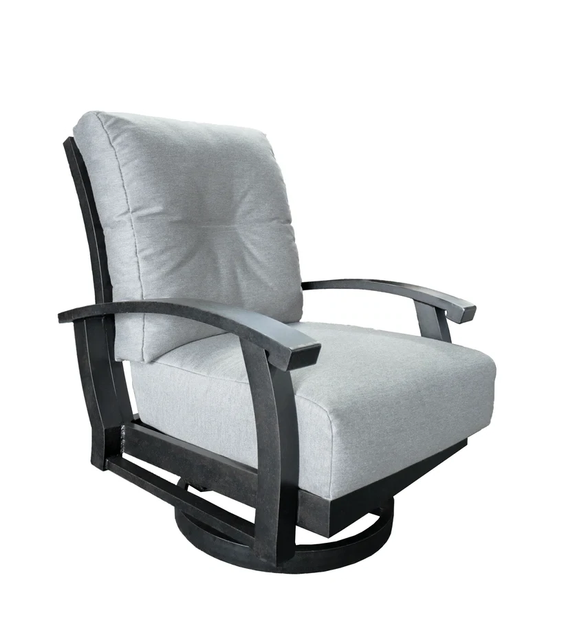 Mallin Georgetown Swivel Lounge Pixel White/Blue