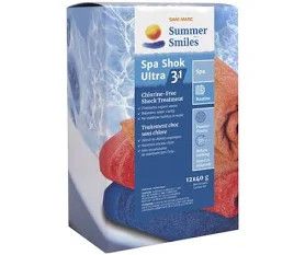 Spa Shok Ultra 3 in 1 chlorine-free shock treatment 12 pouches