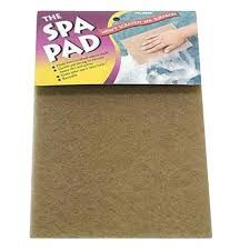 The Spa Pad - Won't scratch surfaces. Made from walnut shells