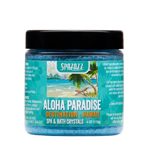 SPAZAZZ Destinations Crystals Hawaii 4oz Jars - Aloha Paradise