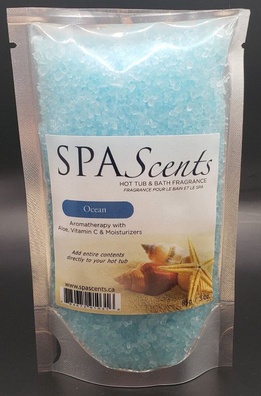 SpaScents Crystals 85g Sampler Bag - Ocean